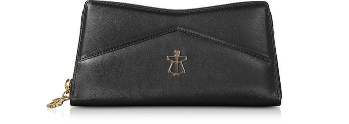 Zip Around Leather Continental Lara Wallet - Lara Bellini