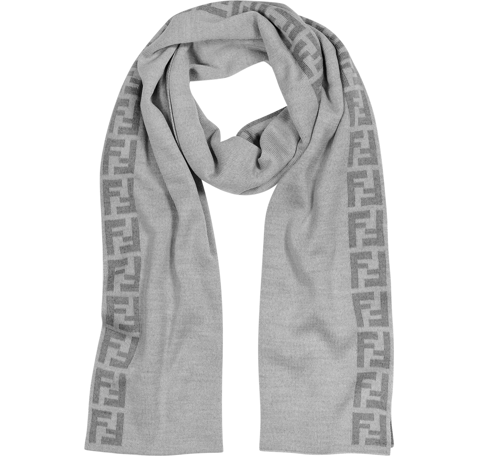 fendi scarf grey