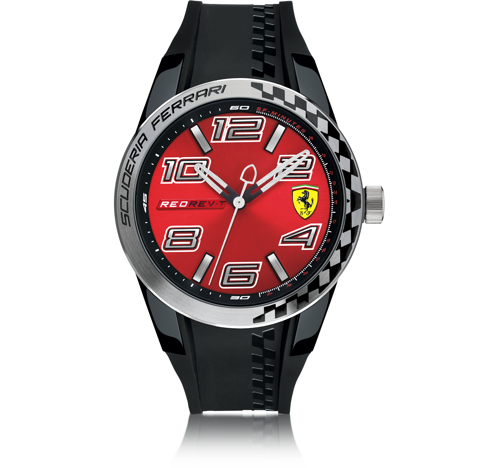 Scuderia Ferrari Homme Analogique Quartz Montre avec Bracelet en