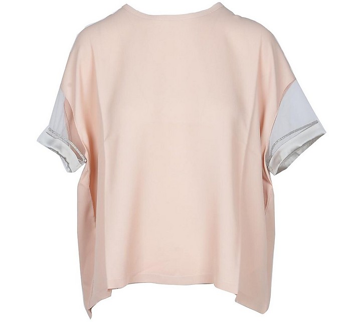 Women's Antique Pink T-Shirt - Fabiana Filippi