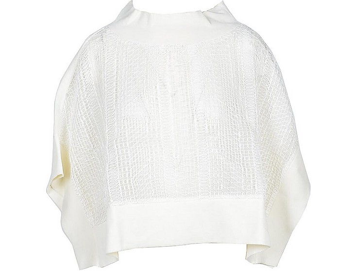 Women's White Sweater - Fabiana Filippi