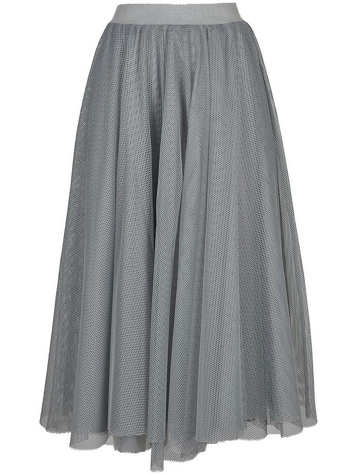 Women's Gray Skirt - Fabiana Filippi