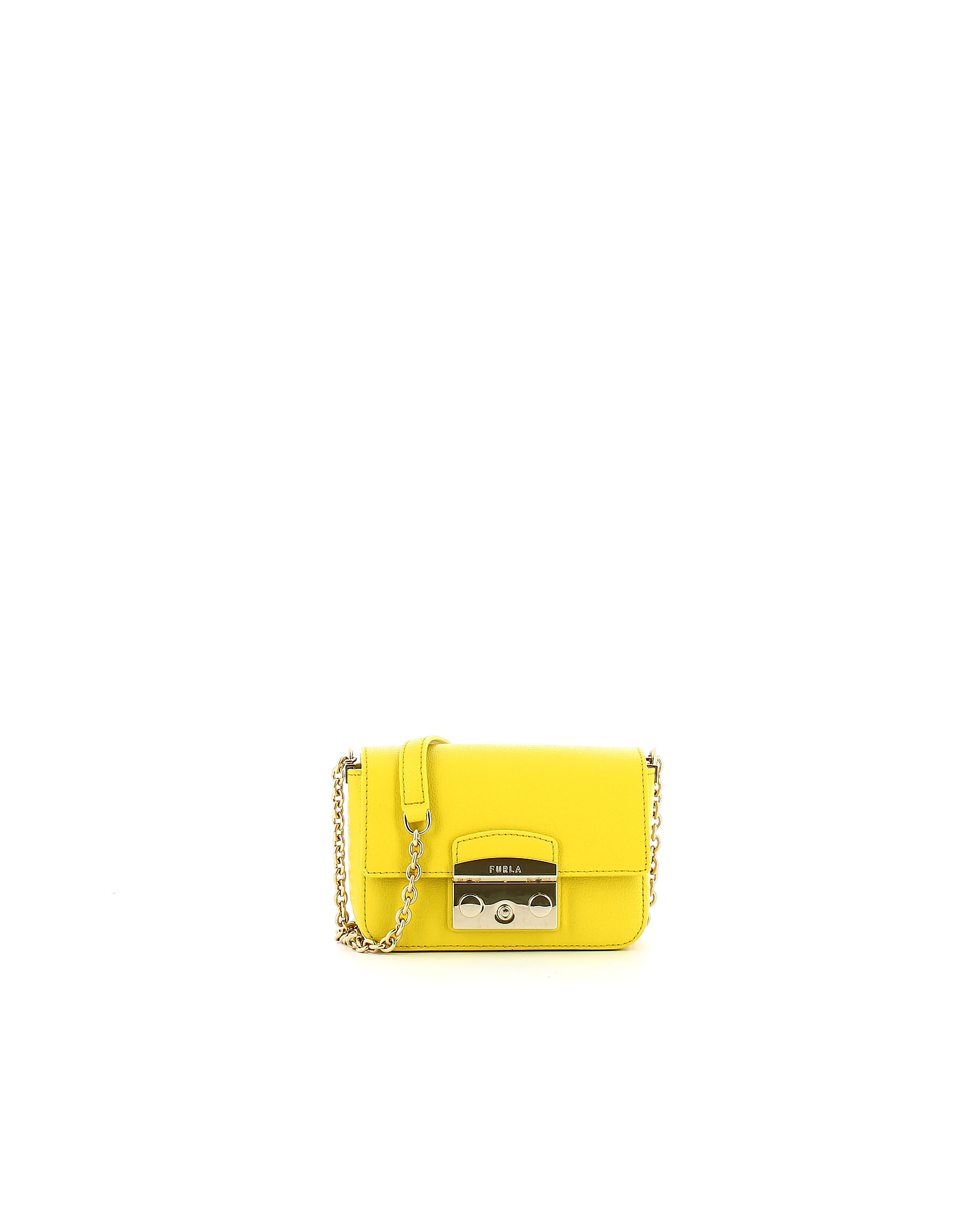 Furla Designer Handbags Women's Yellow Mini Bag In Jaune