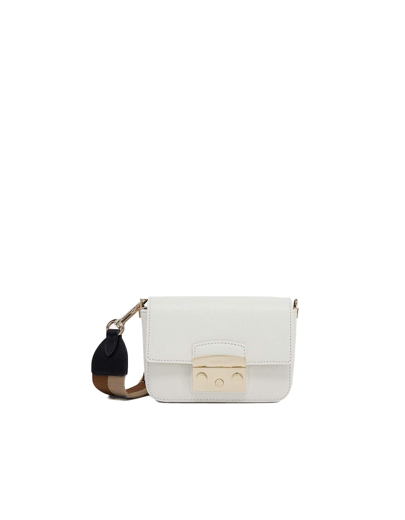 Furla Designer Handbags Women's White Mini Bag In Blanc