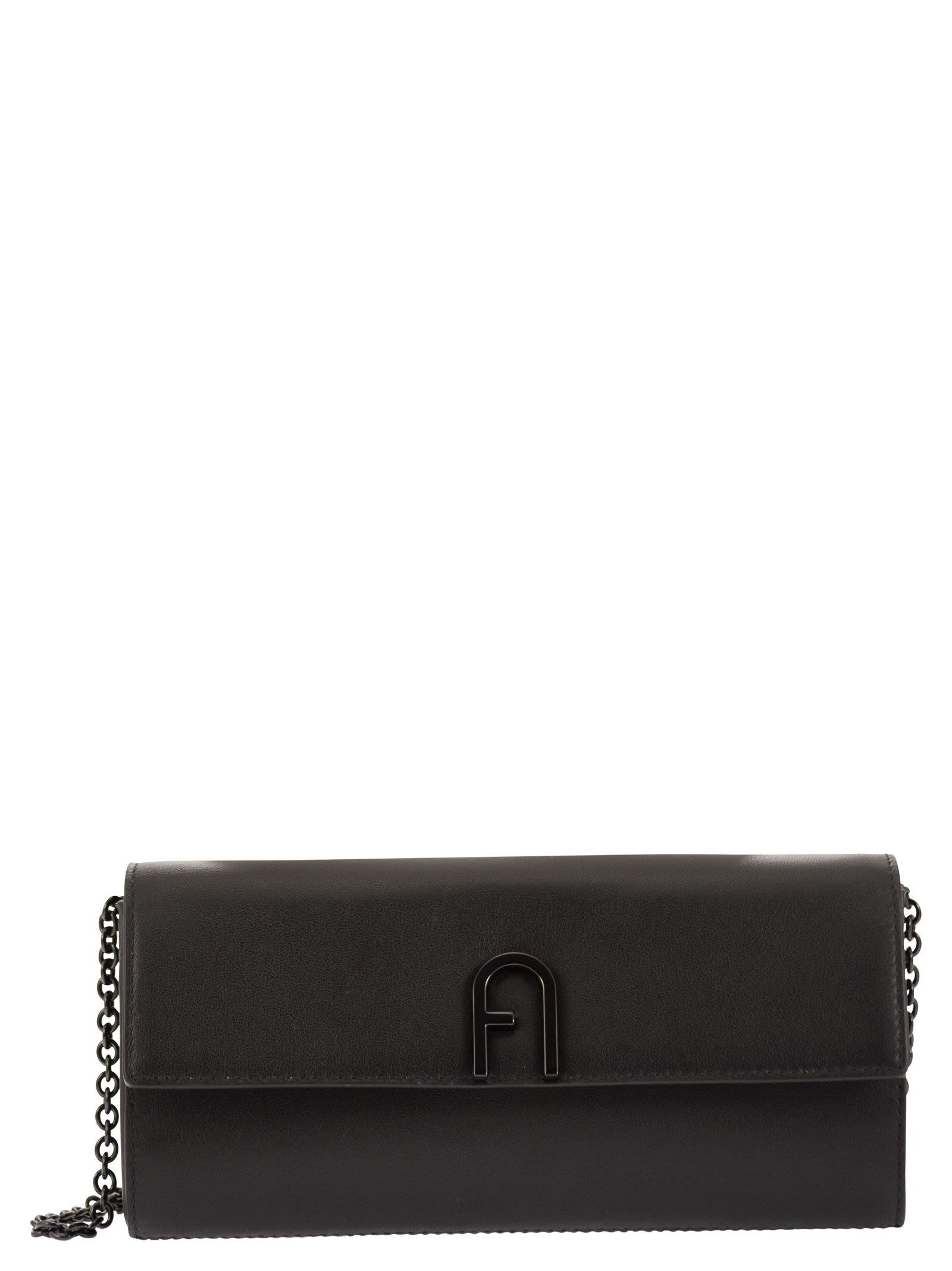 Furla Designer Handbags Flow - Mini Shoulder Bag In Noir