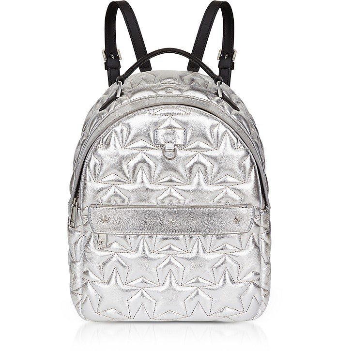 Silver Star Quilted Leather Favola Small Backpack - Furla