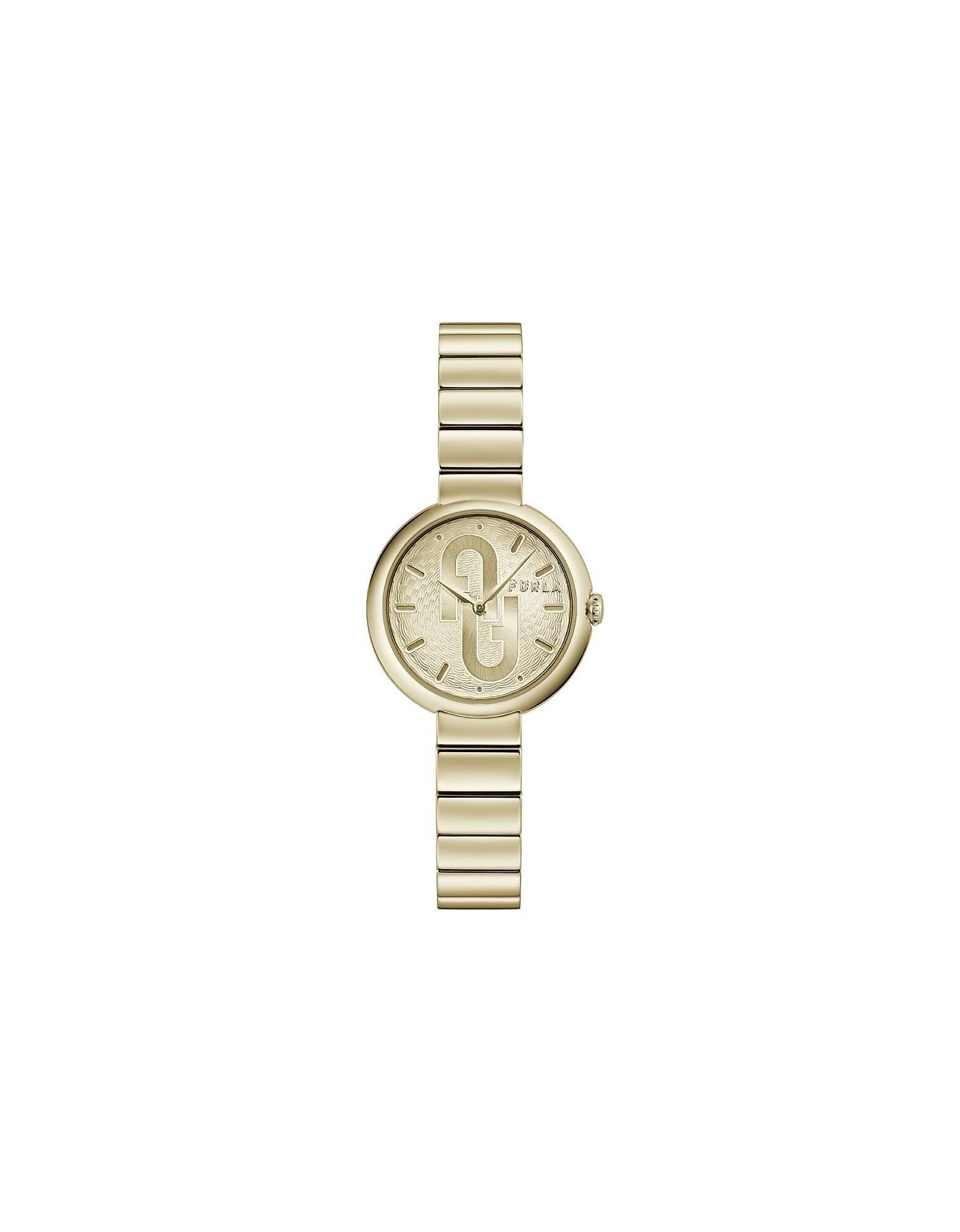 Furla Designer Women's Watches Women's Quartz Analogue Watch In Gold