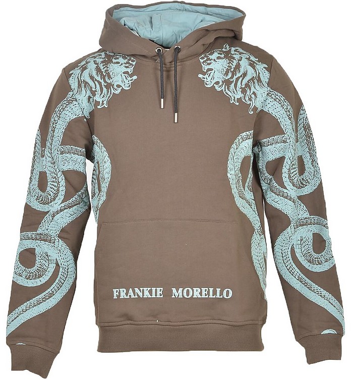 Men's Taupe Sweatshirt - Frankie Morello