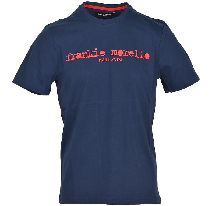 Men's Blue T-Shirt - Frankie Morello