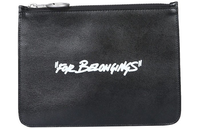 "Quote" Pouch - Off-White