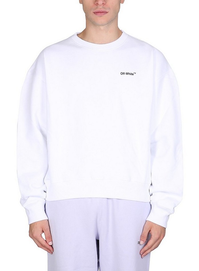 "Caravaggio Arrow" Sweatshirt - Off-White