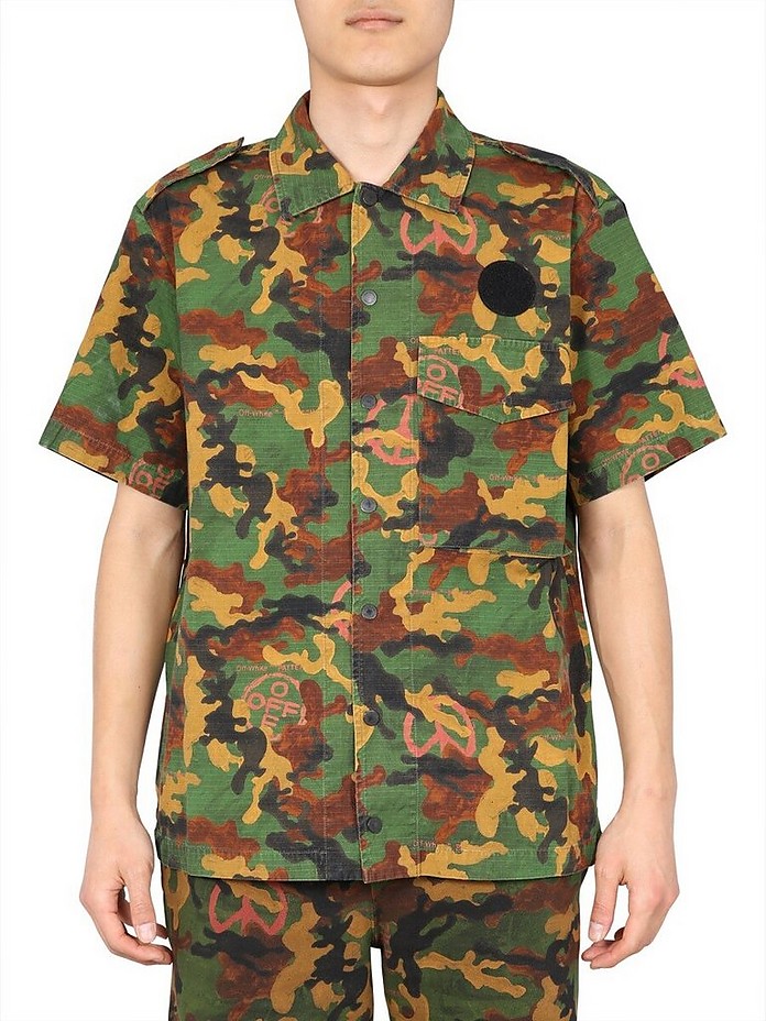 Camouflage Shirt - Off-White / ItzCg