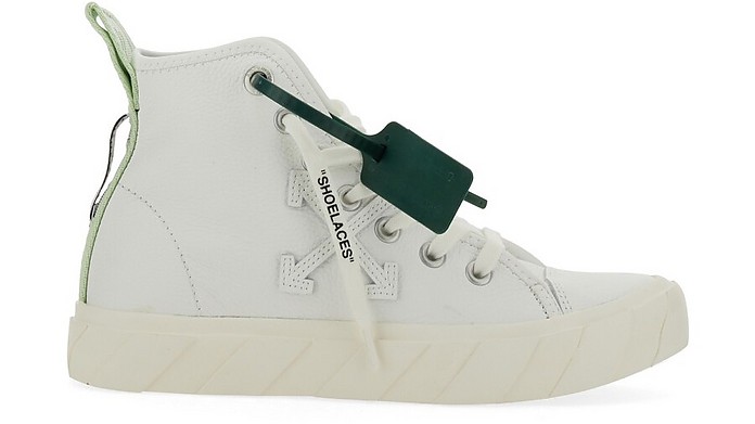High Vulcanized Sneaker - Off-White