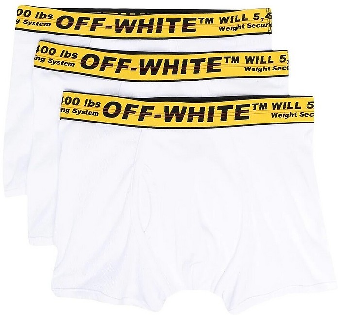 Pack Of Three Boxers - Off-White
