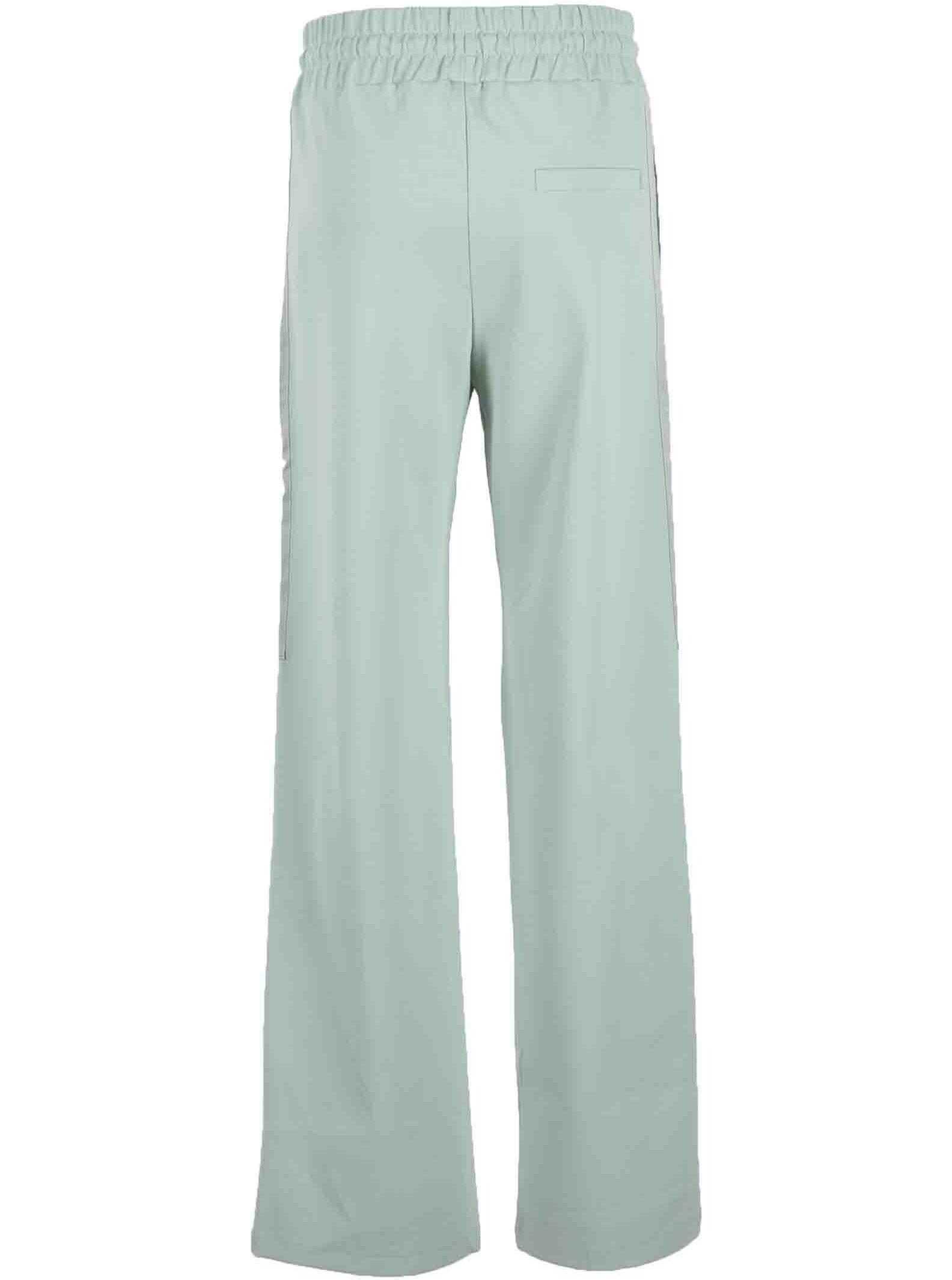 Premium Aqua Embellished Sheer Pants