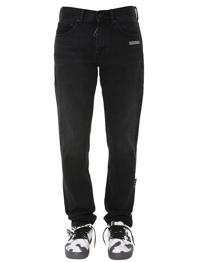 Slim Fit Jeans - Off-White