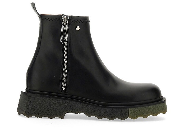 Boot With Sponge Sole - Off-White