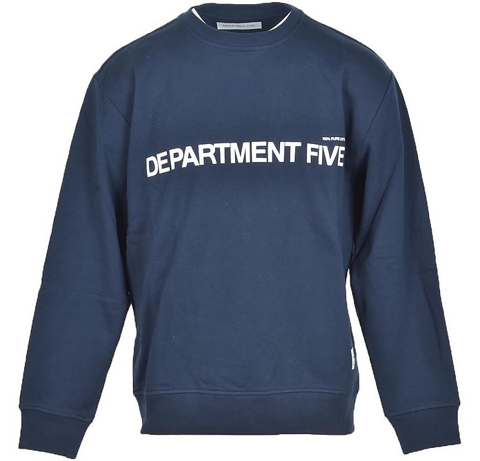 Men's Blue Sweatshirt - Department 5