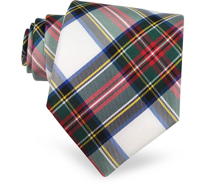 Corbata de Seda a Cuadros Escoceses - Forzieri