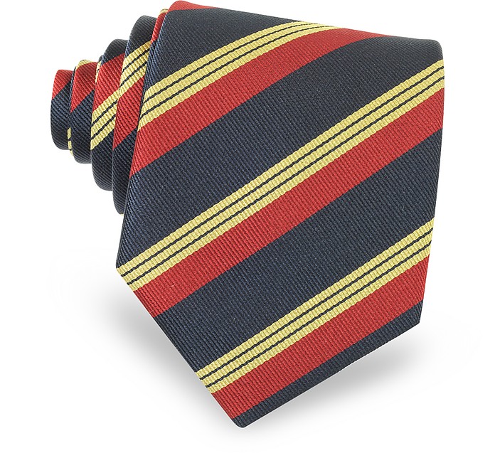 Regimental Silk Tie - Forzieri