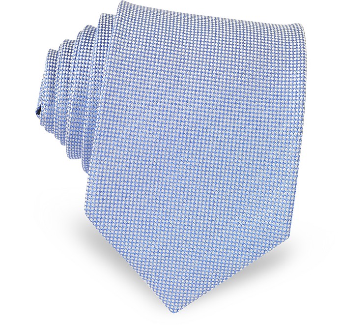 Corbata Seda Azul Claro - Forzieri