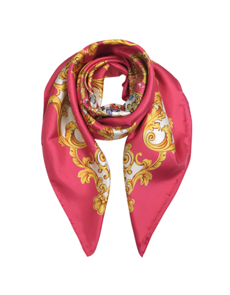 Forzieri White Solid Silk Scarf at FORZIERI