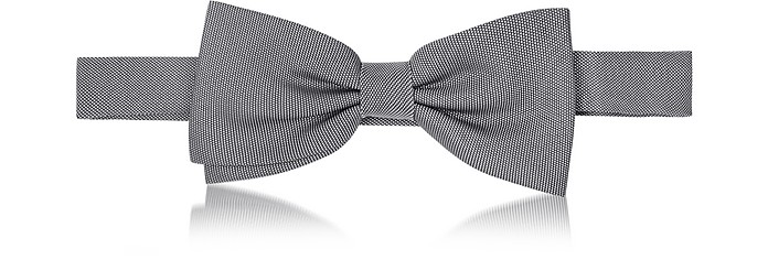 Woven Silk Pre-tied Bow Tie - Forzieri