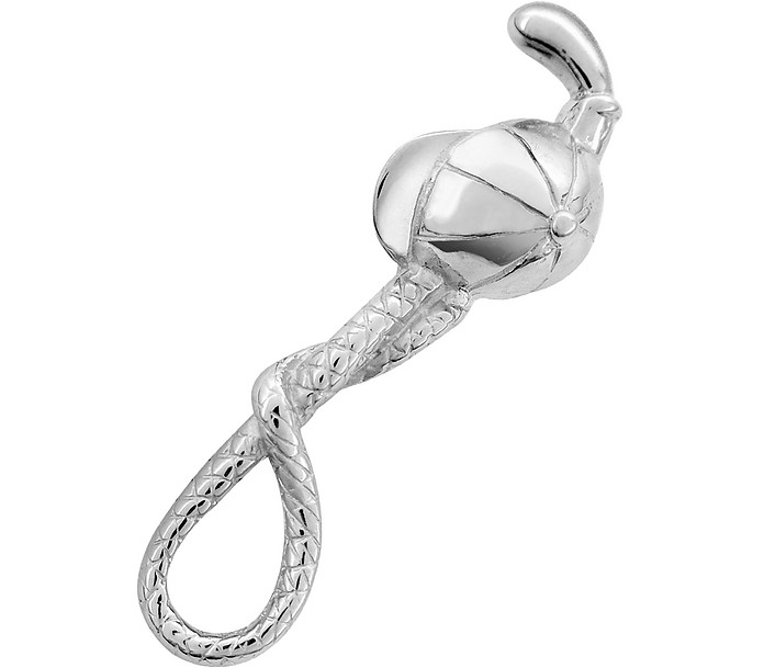 Hat & Whip Silver Plated Tie Clip - Forzieri