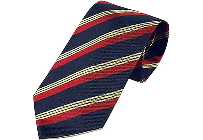 Extra-lange Krawatte mit Regimentalstreifen - Forzieri