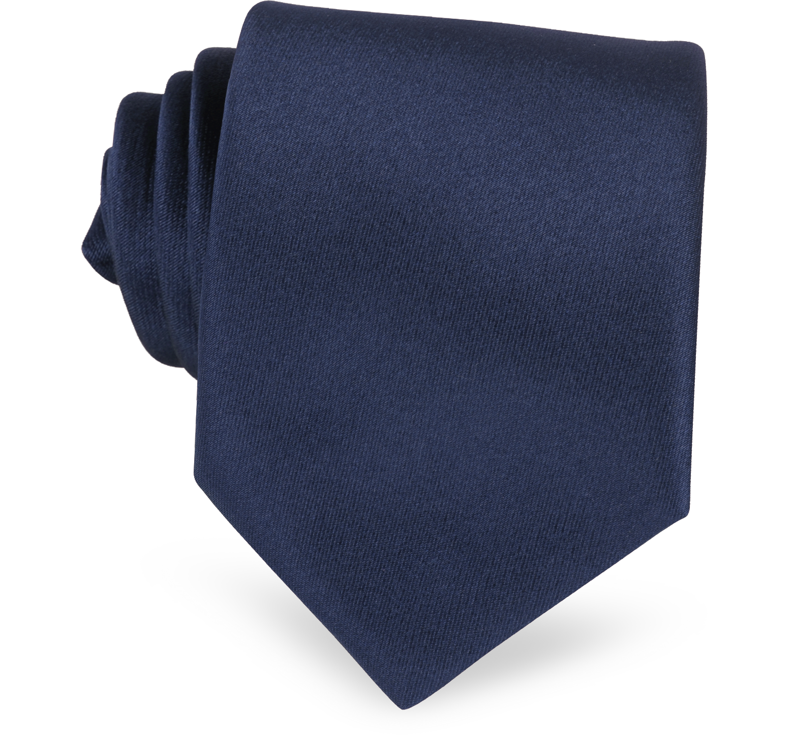 Forzieri Solid Dark Blue Extra-Long Tie at FORZIERI Canada