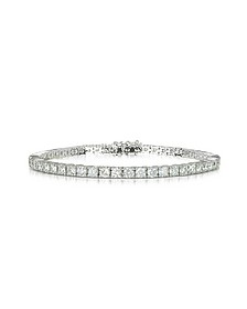 Tennis - Bracelet en Or Blanc 18 cts avec Diamants 5,30 cts