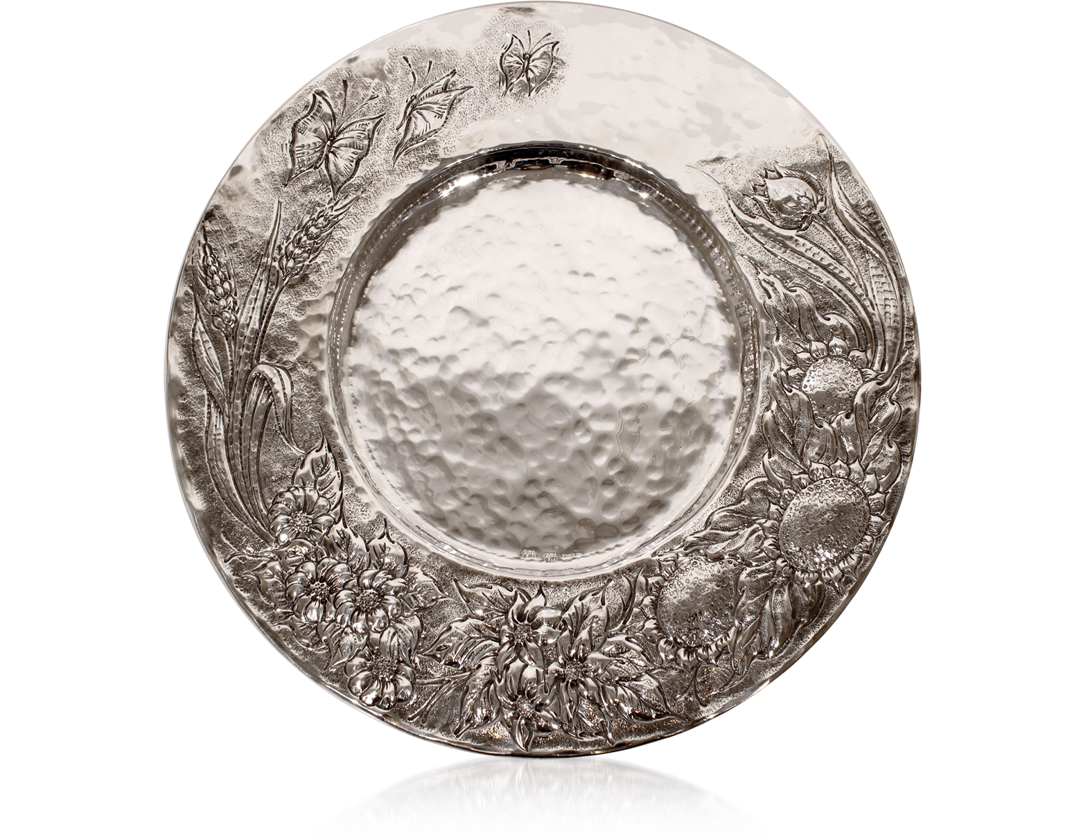 Silver Plated Brass Decorative Plate