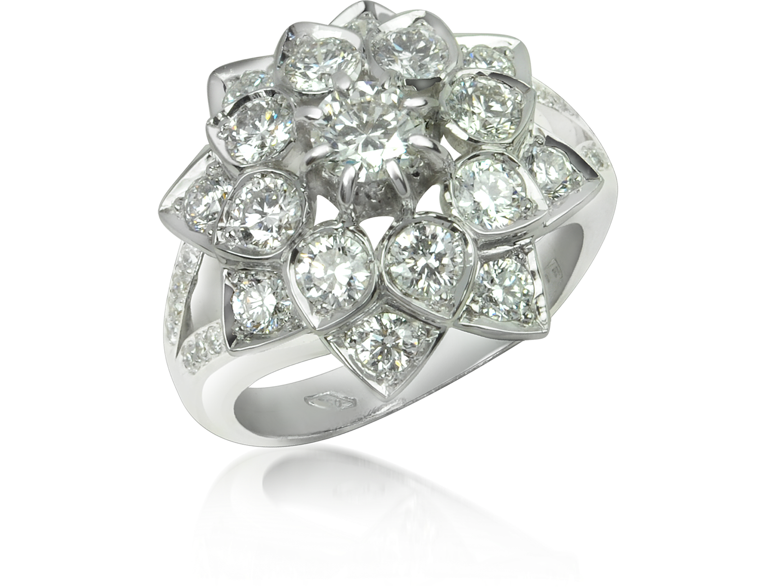 Incanto Royale 1.44 ctw Diamond 18K Gold Ring USA 6.5 | IT 12 | UK M at ...