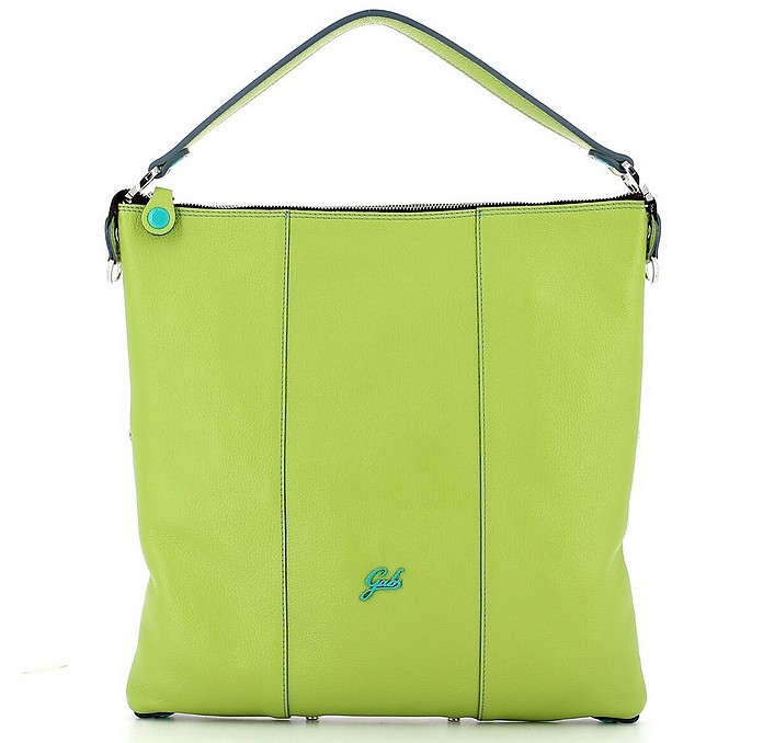 Lime Green Sofia Plus Large Shoulder Bag - Gabs
