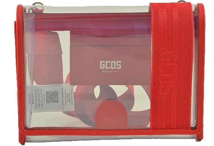 Red/Transparent Shoulder Bag - GCDS