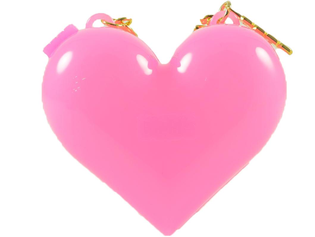 GCDS Pink Heart Clutch at FORZIERI