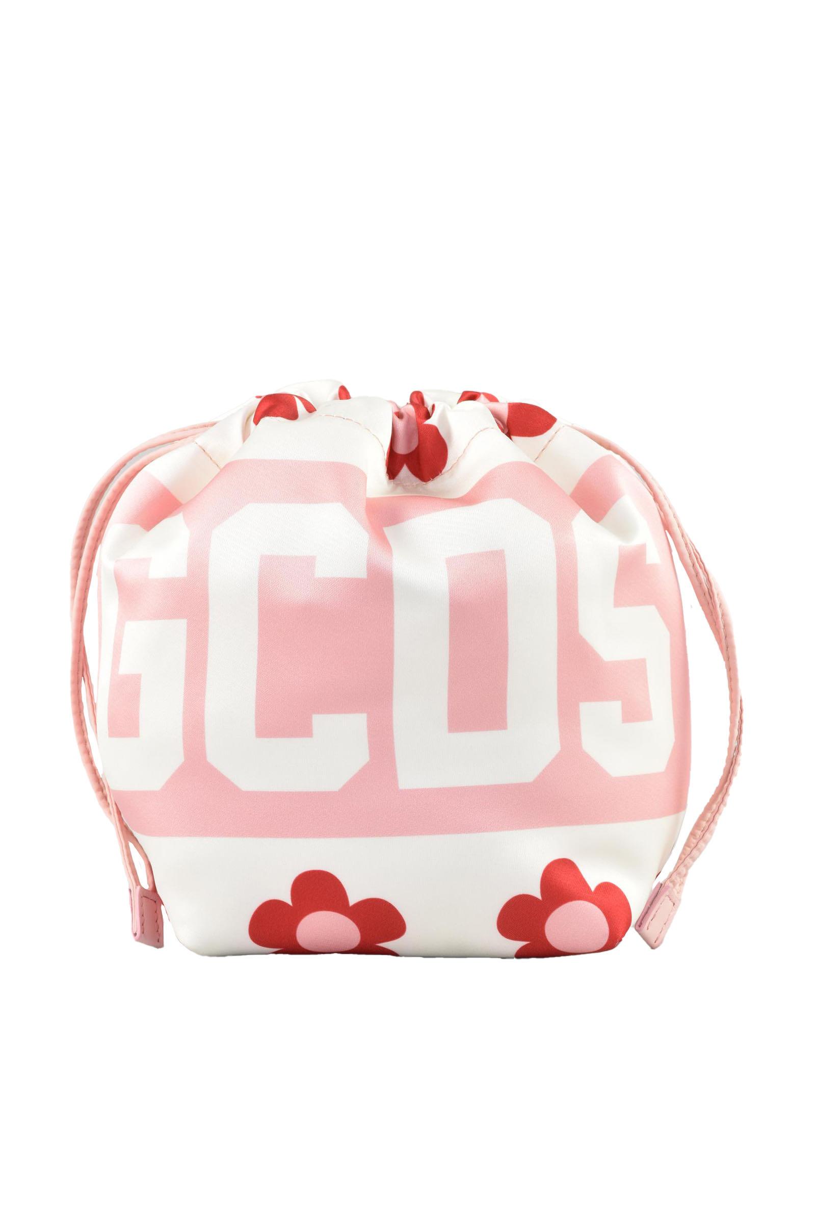 GCDS Women's White / Pink Handbag