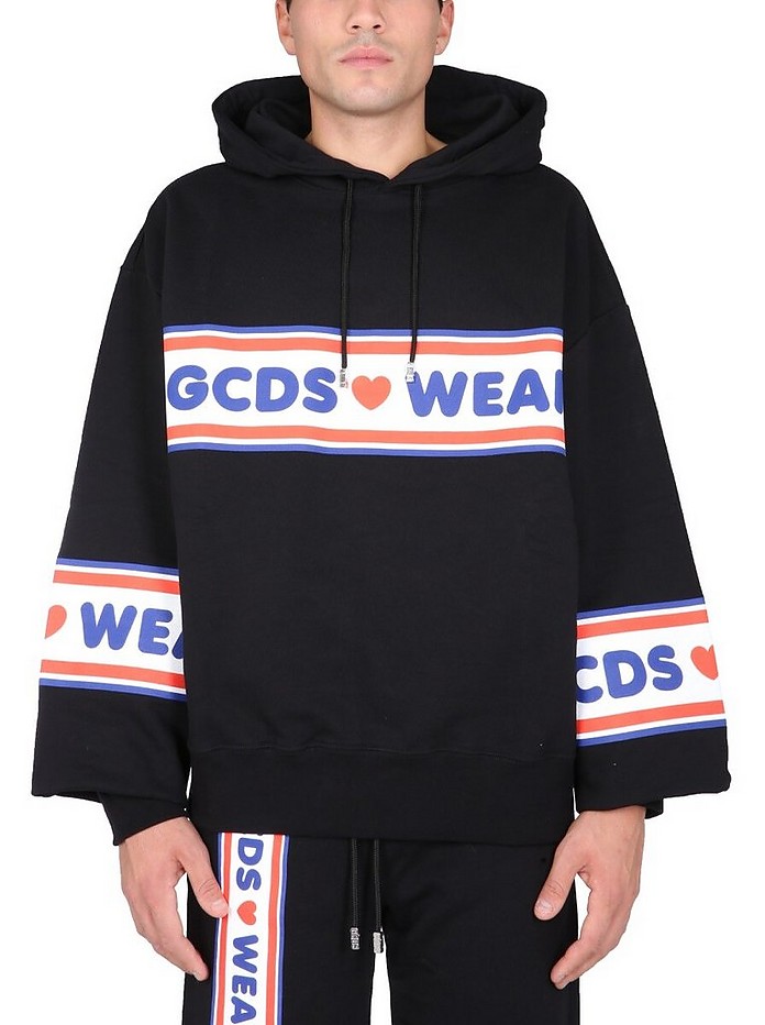 "Cute Tape" Logo Sweatshirt - GCDS
