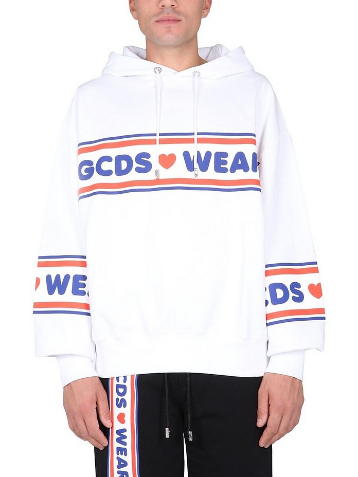 "Cute Tape" Logo Sweatshirt - GCDS