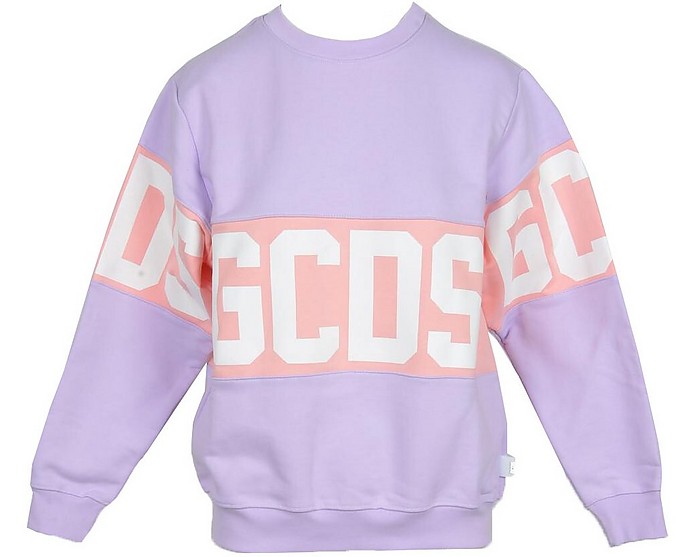 Women's Lilac Sweatshirt - GCDS