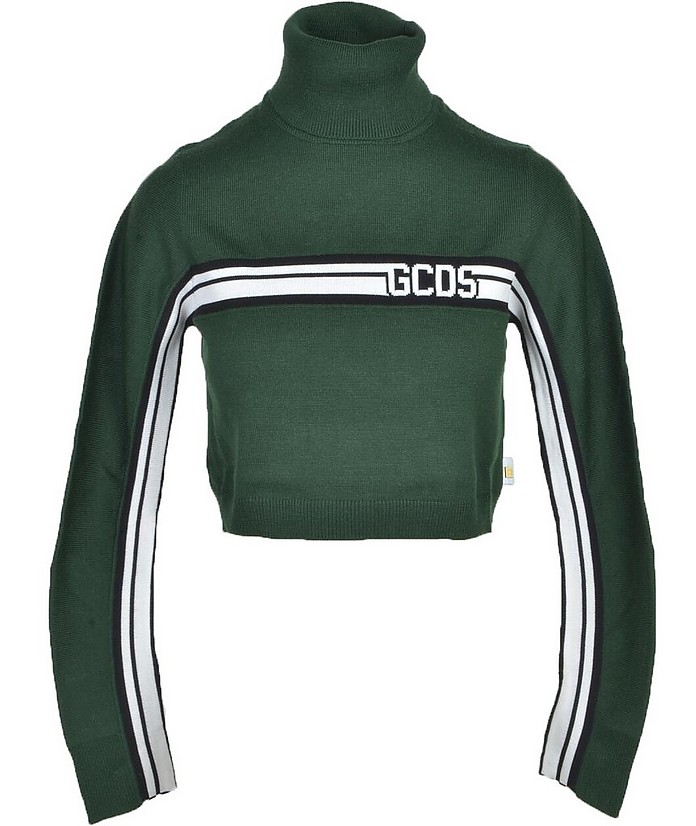 Women's Green Sweater - GCDS