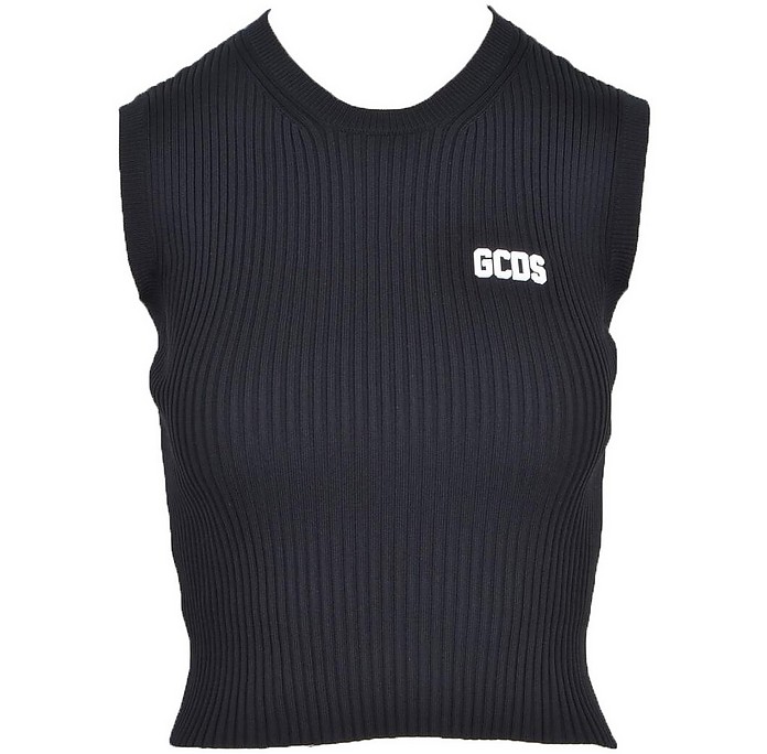 Women's Black Sweater - GCDS