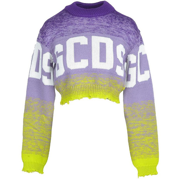 Women's Violet Sweater - GCDS