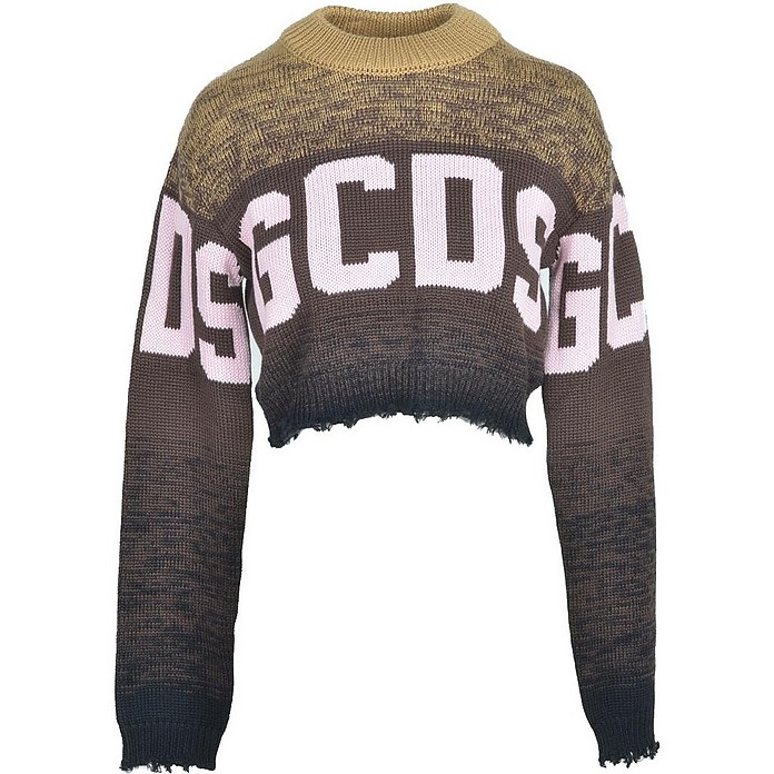 Women's Beige Sweater - GCDS