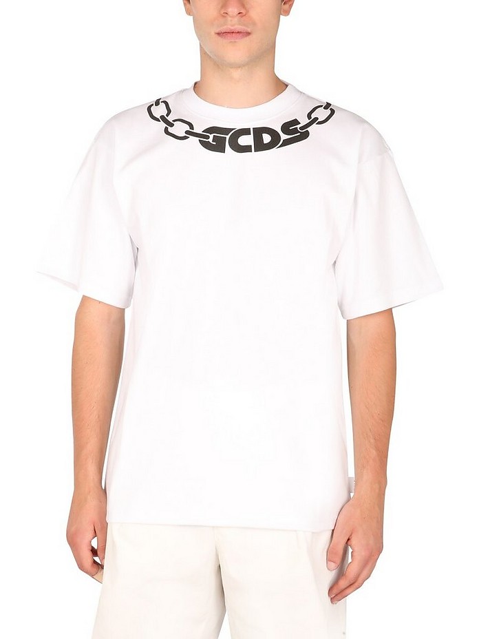 Chain Link Print T-Shirt - GCDS