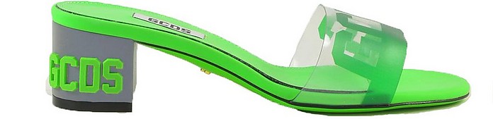 Women's Apple Green Sandals - GCDS