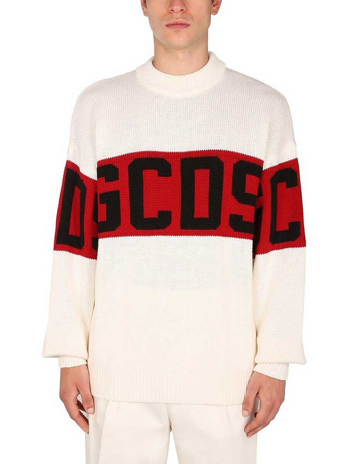 Sweater With Logo - GCDS