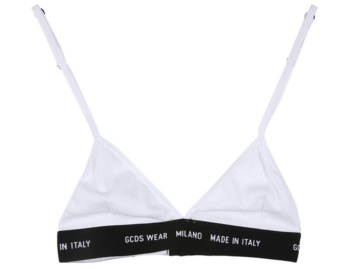 Bralette With Logo Band - GCDS