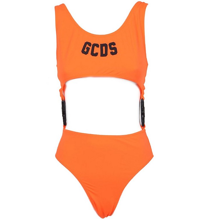 Women's Orange Swimsuit - GCDS