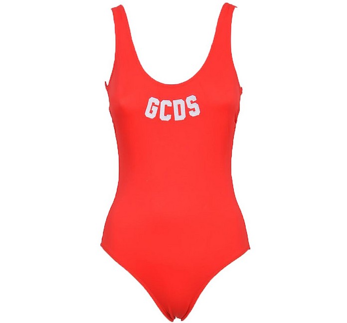 Women's Red Swimsuit - GCDS